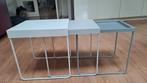 Set van 3 tafeltjes, gekocht bij Ikea, Granboda, Minder dan 55 cm, Metaal of Aluminium, Zo goed als nieuw, Modern