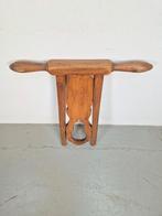 Antiek engelse opvouwbare laarzenknecht, ca. 1950 Hout, N, Ophalen of Verzenden, N, N