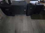 Geluid set audio focus 2x subs s18a 2xtoppen venu 12a, Muziek en Instrumenten, Ophalen of Verzenden, Zo goed als nieuw, Minder dan 500 watt