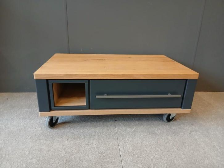 Jardin salontafel van Henders en Hazel nu €499,-, Huis en Inrichting, Lampen | Vloerlampen, Nieuw, Minder dan 100 cm, Hout, Metaal