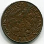 1 cent 1941, 1943(z) en 1948  Koningin Wilhelmina, Postzegels en Munten, Munten | Nederland, Ophalen of Verzenden, Koningin Wilhelmina