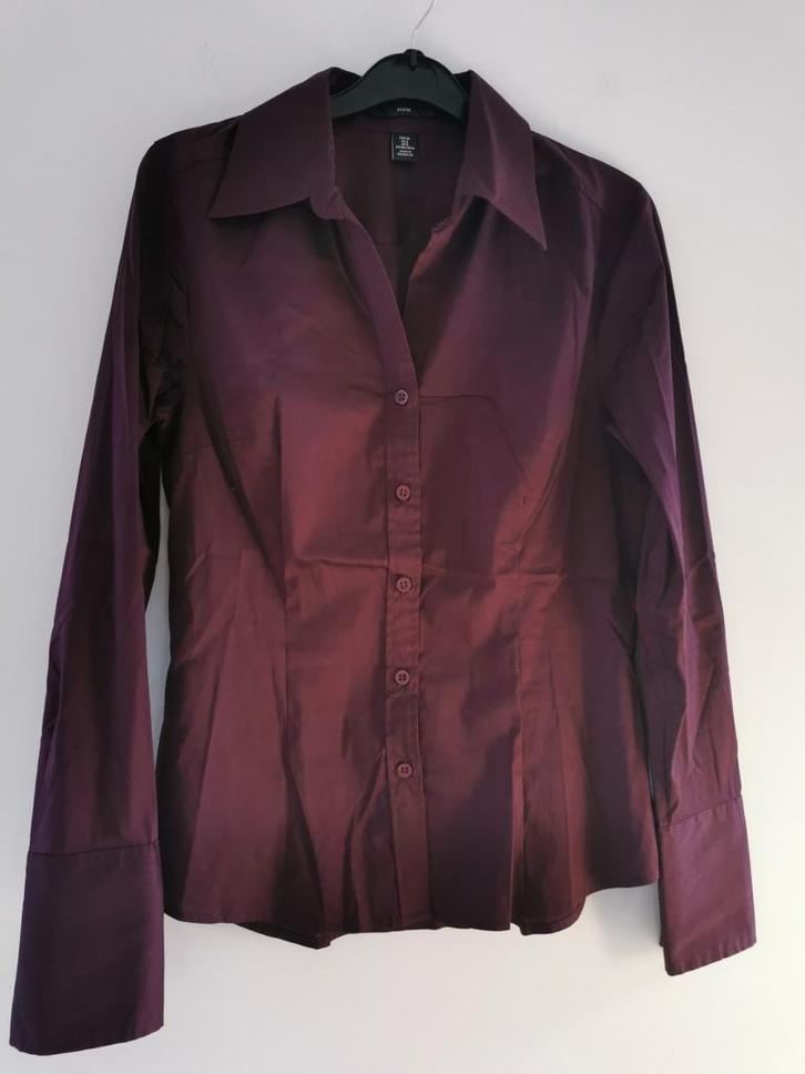 H&M getailleerd overhemd mt. S, Kleding | Dames, Blouses en Tunieken, Nieuw, Maat 36 (S), Overige kleuren, Verzenden