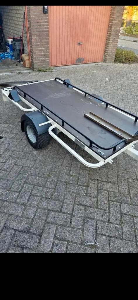 2x Compacte motortrailer in nieuwstaat en in zgst, Auto diversen, Aanhangers en Bagagewagens, Zo goed als nieuw, Ophalen