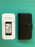 NIEUW Leren telefoonhoesje hoesje mobiel van leer I-Phone 5, Ophalen of Verzenden, Nieuw, IPhone 5C