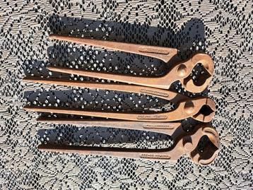 3x Vintage Kinpex Tangen - Goede Bekken beschikbaar voor biedingen