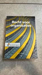 Robert Westra - Recht voor organisaties boek, Verzenden, Zo goed als nieuw, Robert Westra