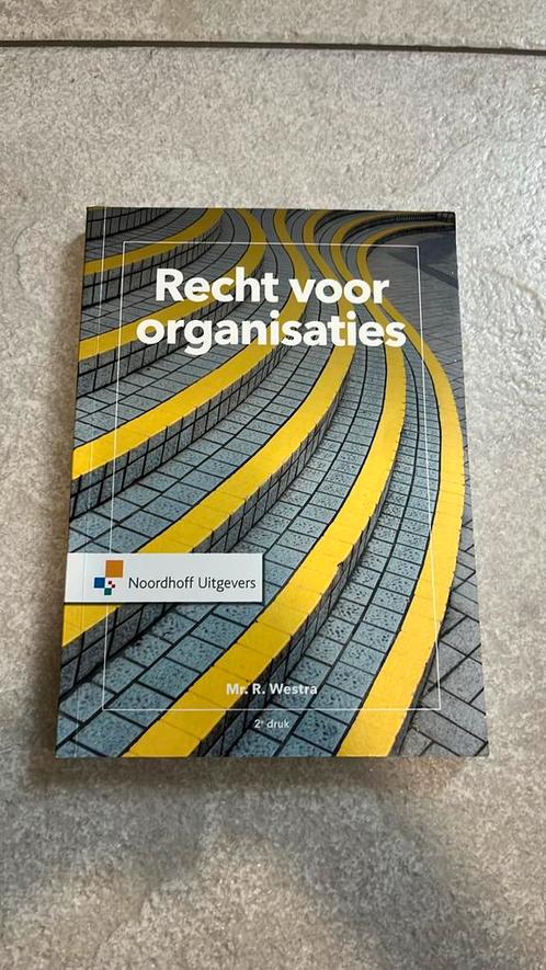 Robert Westra - Recht voor organisaties boek, Boeken, Studieboeken en Cursussen, Zo goed als nieuw, Verzenden