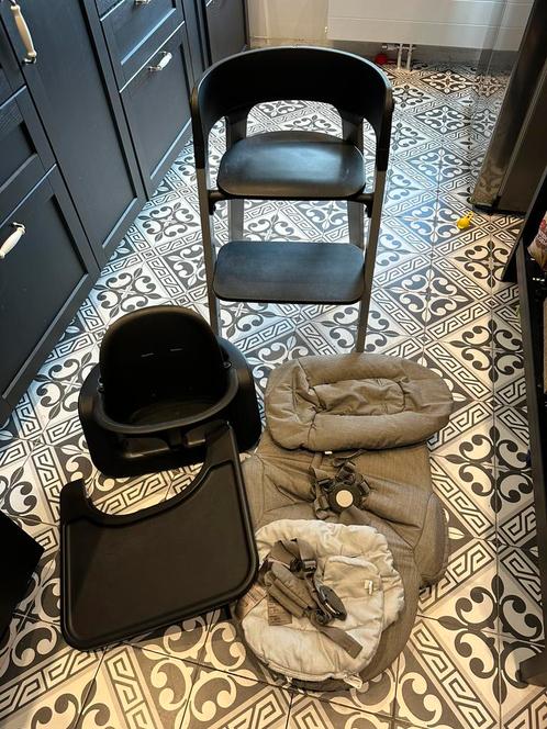 Stokke Steps complete set! Zwart, Kinderen en Baby's, Kinderstoelen, Zo goed als nieuw, Meegroeistoel, Ophalen