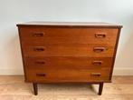 Mid-Century ladekast | Jaren ’60 | Scandinavisch design, Ophalen, Gebruikt, Teakhout, 50 tot 100 cm