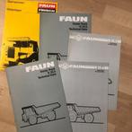4 stuks folder FAUN kieper/dumper, Ophalen of Verzenden, Gelezen