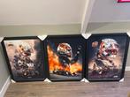 Max Verstappen Canvas Borden - Set van 3, Huis en Inrichting, Ophalen, Zo goed als nieuw, Print, 50 tot 75 cm