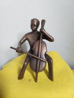 6461) kunst  zwaar bronze beeld  hoog 14,5 cm, Antiek en Kunst, Kunst | Beelden en Houtsnijwerken, Ophalen of Verzenden