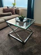 Design Silver Table, Huis en Inrichting, 50 tot 100 cm, Minder dan 50 cm, Gebruikt, Ophalen of Verzenden