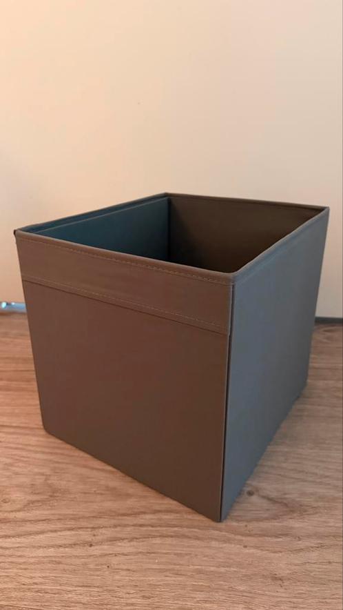Set van 12 donkergrijze stoffen opbergdozen, Doe-het-zelf en Verbouw, Kratten en Dozen, Zo goed als nieuw, Doos, Minder dan 50 cm