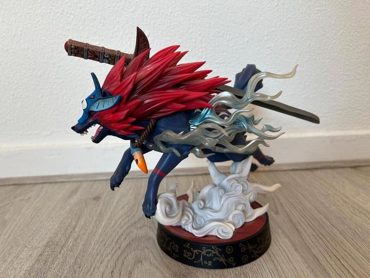 First 4 figures Okami oki wolf form statue, Verzamelen, Beelden en Beeldjes, Zo goed als nieuw, Ophalen of Verzenden