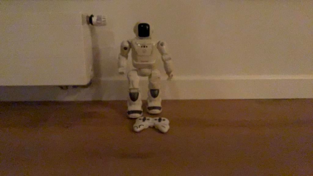Speelgoed robot wit, Verzamelen, Speelgoed, Ophalen, Gebruikt