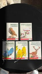 Natuurboekjes set van 5 Postcodeloterij, Ophalen of Verzenden, Bloemen, Planten en Bomen