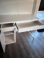 MICKE Bureau - Wit, 105x50 cm - IKEA, Ophalen of Verzenden, Gebruikt, Bureau