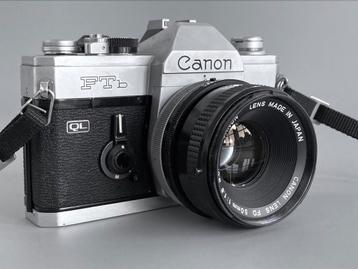 Canon FTB kleinbeeld camera met 50 mm beschikbaar voor biedingen