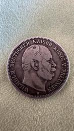 1876-A Germany Silver 2 Mark-, Postzegels en Munten, Munten | Europa | Niet-Euromunten, Verzenden, Duitsland
