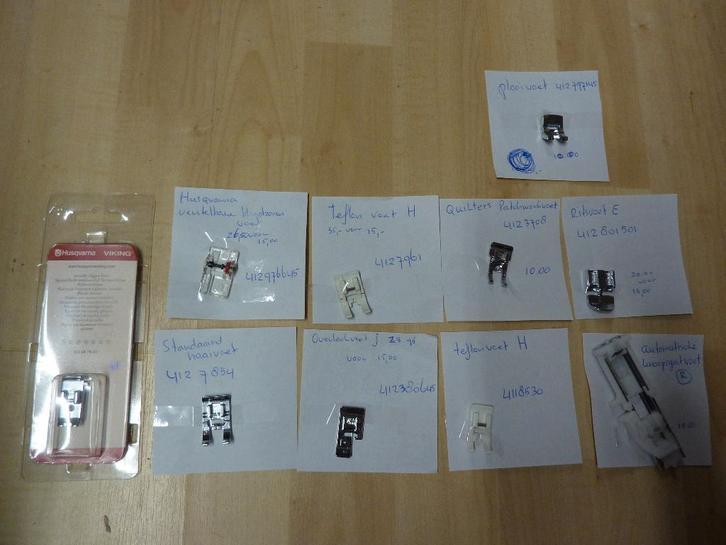 Husqvarna Viking naaivoetjes Nieuw, Hobby en Vrije tijd, Naaien en Fournituren, Nieuw, Overige typen, Verzenden