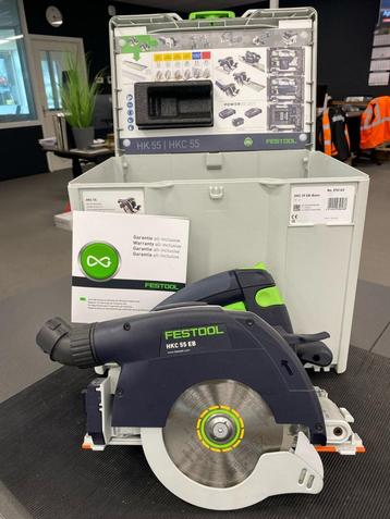 FESTOOL 576163 ACCU PENDELKAPZAAGMACHINE\HKC 55 EB BASIC beschikbaar voor biedingen