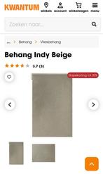 Behang Indy Beige Kwantum, Beige, Minder dan 10 m², Ophalen