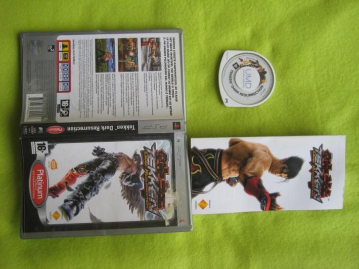 Tekken PSP Playstation, Spelcomputers en Games, Games | Sony PlayStation Portable, Zo goed als nieuw, Vechten, 2 spelers, Vanaf 12 jaar