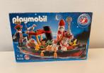 Playmobil Sinterklaas boot set (mist roe) 5206, Ophalen of Verzenden, Gebruikt, Complete set