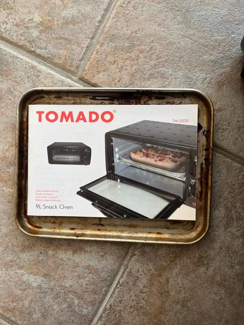 TOMADO snackoven zwart 9L, tosti apparaat Tefal, Witgoed en Apparatuur, Ovens, Oven, 45 tot 60 cm, Ophalen of Verzenden