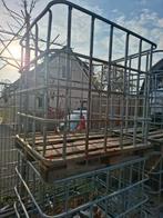 IBC krat met houten pallet, Doe-het-zelf en Verbouw, Kratten en Dozen, Ophalen, Gebruikt, 100 cm of meer, 60 cm of meer