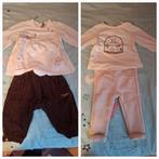 Set van 2 setjes 71 cm 9 maanden shirt broek goud glitter, Kinderen en Baby's, Ophalen of Verzenden, Zo goed als nieuw, Meisje