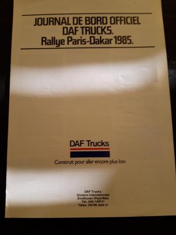 DAF Paris-Dakar 1985 - Journal de Bord - Frans