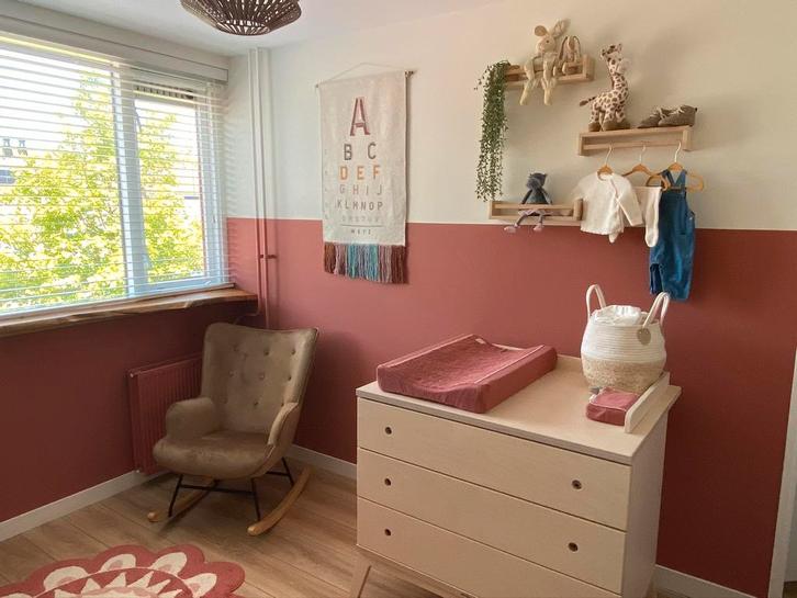Kidsmill Liv Babykamer - Ledikant, Commode, Kledingkast, Kinderen en Baby's, Kinderkamer | Complete kinderkamers, Zo goed als nieuw