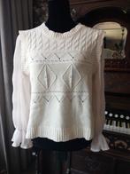 Spencer + blouse mouwen superleuk ecru maat S, Beige, Ophalen of Verzenden, Maat 36 (S), Dazy