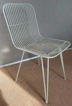 Ombra metalen draadstoel, Huis en Inrichting, Stoelen, Ophalen, Wit, Zo goed als nieuw, Eén