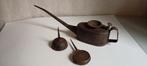 3 vintage oliepotjes oliespuit een van SINGER, Ophalen of Verzenden