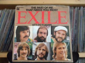 7" Single Exile - The Part Of Me That Needs You Most / Let's beschikbaar voor biedingen