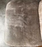 Vintage Taupe Microvelours Draaifauteuil, Ophalen, Gebruikt, Bruin, Eén