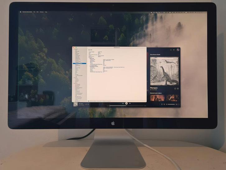 Apple Thunderbolt Display 27 inch, Computers en Software, Monitoren, Zo goed als nieuw, 60 Hz of minder, Thunderbolt, USB-C, Ingebouwde speakers