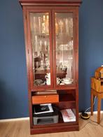 vitrinekast met verlichting, Huis en Inrichting, Kasten | Vitrinekasten, Ophalen, Gebruikt, Glas, Klassiek