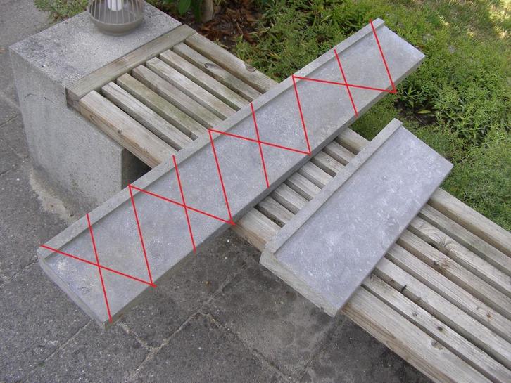 Raamdorpel, hardsteen / natuursteen 44,5 cm, Doe-het-zelf en Verbouw, Overige Doe-het-zelf en Verbouw, Zo goed als nieuw, Ophalen