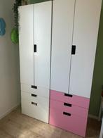 1 Ikea kinderkledingkast (roze/wit nog beschikbaar, Ophalen, 50 tot 100 cm, Zo goed als nieuw, 150 tot 200 cm