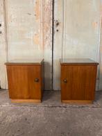 Set Art Deco Kastjes. Met glasplaat en bijzondere details., Huis en Inrichting, Slaapkamer | Nachtkastjes, Ophalen, Gebruikt, Minder dan 45 cm