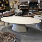 Ovale Eettafel Mello MDF, kleur Beige van Tower Living, Ophalen, Tower Living, ., Nieuw