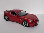 Alfa Romeo 8C Competizione Rood 1/18 Welly, Hobby en Vrije tijd, Modelauto's | 1:18, Ophalen of Verzenden, Gebruikt, Auto, Welly