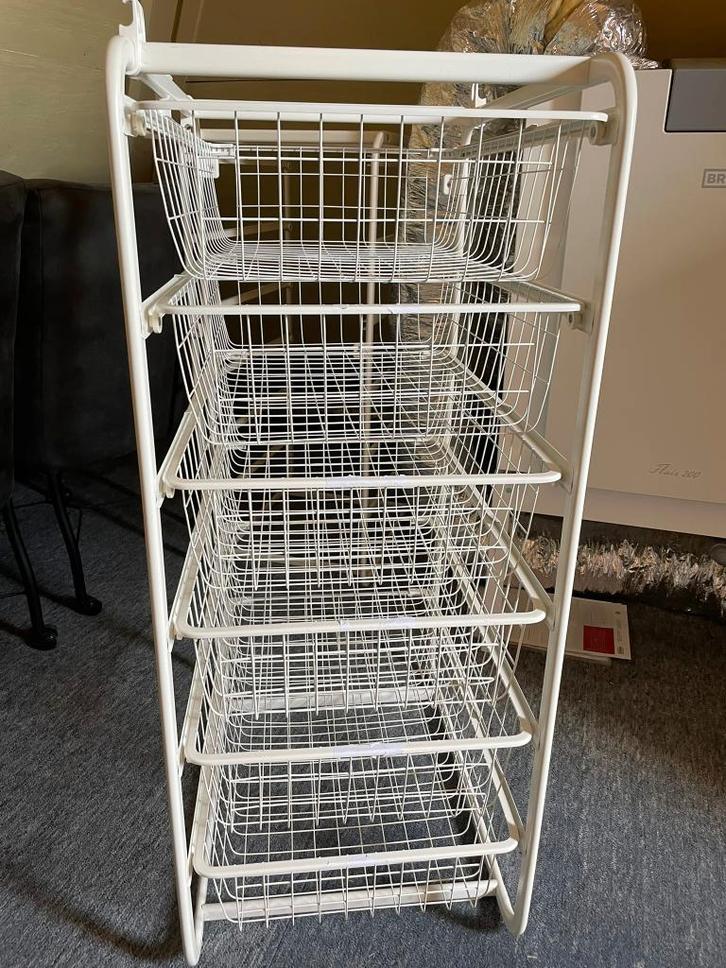 Ikea Algot/Boaxel opbergframe met manden, Huis en Inrichting, Kasten | Overige, Gebruikt, Ophalen