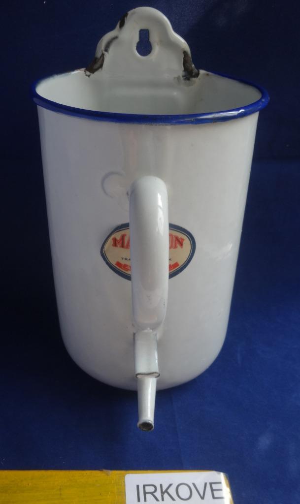 EMAILLE MATTISUN POT * Antwerpen *, Antiek en Kunst, Antiek | Emaille, Verzenden