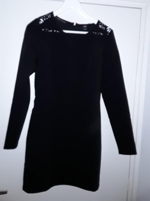 Maison Scotch Zwart Net Jurkje Met Lange Mouwen Maat 1 = S, Kleding | Dames, Jurken, Nieuw, Maat 36 (S), Zwart, Boven de knie