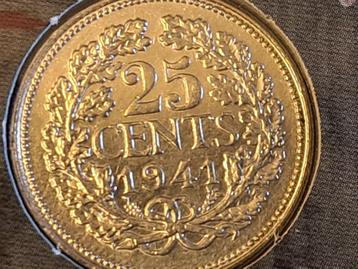 Coincard met het Laatste Kwartje. 1941. beschikbaar voor biedingen